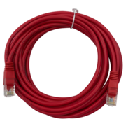 Патч-корд Buro UTP 4 пары cat5E CCA molded 5м красный RJ-45 (m)-RJ-45 (m)