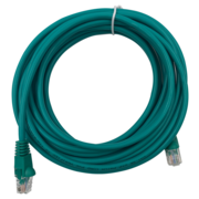 Патч-корд Buro UTP 4 пары cat5E CCA molded 5м зеленый RJ-45 (m)-RJ-45 (m)