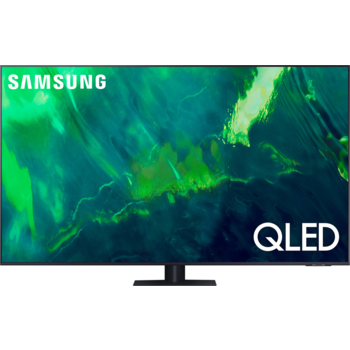 Телевизор QLED Samsung 55" QE55Q70AAUXRU Q темно-серый 4K Ultra HD 120Hz DVB-T2 DVB-C DVB-S2 WiFi Smart TV (RUS)