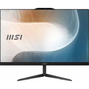 Моноблок MSI Modern AM242T 12M-087XRU 23.8" Full HD Touch i5 1240P (1.7) 8Gb SSD512Gb Iris Xe noOS GbitEth WiFi BT 120W клавиатура мышь Cam черный 1920x1080