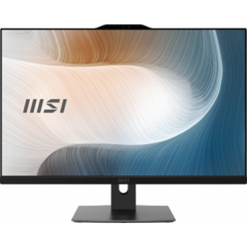 Моноблок MSI Modern AM272P 12M-231XRU 27" Full HD i7 1260P (2.1) 16Gb 1Tb 7.2k SSD250Gb Iris Xe noOS GbitEth WiFi BT 120W клавиатура мышь Cam черный 1920x1080