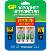 Аккумулятор + зарядное устройство GP 75AAAHC/CPBR-2CR4 AAA NiMH 750mAh (4шт) блистер