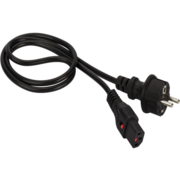 Шнур питания Lanmaster LAN-PP13L/SH-3.0-BK C13-Schuko проводник.:3x0.75мм2 3м 220В 10А черный