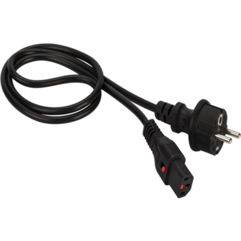 Шнур питания Lanmaster LAN-PP13L/SH-3.0-BK C13-Schuko проводник.:3x0.75мм2 3м 220В 10А черный