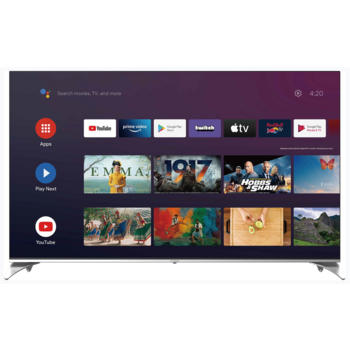 Телевизор QLED Hyundai 50" H-LED50QBU7500 Android TV Frameless черный 4K Ultra HD 60Hz DVB-T DVB-T2 DVB-C DVB-S DVB-S2 USB WiFi Smart TV