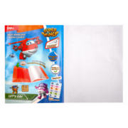 Пленка Deli EZ75012 Super Wings для книги с липк.сл. (набор 10шт) ПП гладкая прозр. 450х300мм