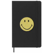 Блокнот Moleskine LE SMILEY LESMILEYNTBKCLT Large 130х210мм обложка текстиль 176стр. линейка твердая обложка подар.кор. черный