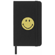 Блокнот Moleskine LE SMILEY LESMILEYXSPLANCLT XS 65х105мм обложка текстиль 160стр. нелинованный твердая обложка подар.кор. черный