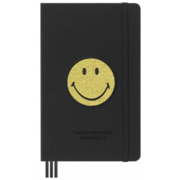 Ежедневник Moleskine LE SMILEY Large 130х210мм недатир. обложка текстиль 240стр. черный