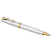 Ручка шариков. Parker Sonnet Core K527 (1931507) Stainless Steel GT M черн. черн. подар.кор.