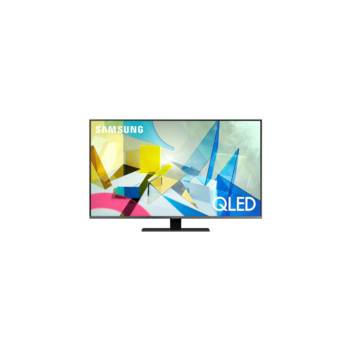 Телевизор QLED Samsung 55" QE55Q80AAUXCE Series 8 темно-серебристый 4K Ultra HD 120Hz DVB-T2 DVB-C DVB-S2 USB WiFi Smart TV (RUS)