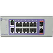 220-Series 12 port 10/100/1000BASE-T PoE+, 2 10GbE unpopulated SFP+ ports, 1 Fixed AC PSU, L2 Switching with RIP and Static Routes, 1 country-specific power cord