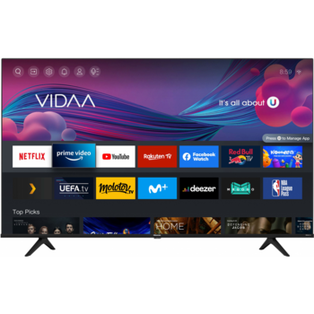 Телевизор LED Hisense 75" 75A6BG черный 4K Ultra HD 60Hz DVB-T DVB-T2 DVB-C DVB-S DVB-S2 WiFi Smart TV