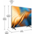 Телевизор LED Hisense 75" 75A6BG черный 4K Ultra HD 60Hz DVB-T DVB-T2 DVB-C DVB-S DVB-S2 WiFi Smart TV