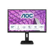 Монитор LCD 21.5'' [16:9] 1920х1080(FHD) MVA, nonGLARE, 250cd/m2, H178°/V178°, 3000:1, 50М:1, 16.7M, 5ms, VGA, DVI, HDMI, DP, USB-Hub, Height adj, Pivot, Tilt, Swivel, Speakers, 3Y, Black