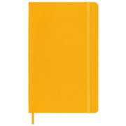 Блокнот Moleskine CLASSIC SILK QP060M2SILK Large 130х210мм обложка текстиль 240стр. линейка твердая обложка оранжевый