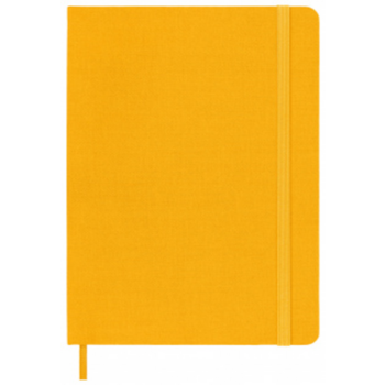 Блокнот Moleskine CLASSIC SILK QP060M2SILK Large 130х210мм обложка текстиль 240стр. линейка твердая обложка оранжевый