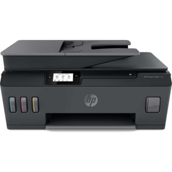 МФУ HP Smart Tank 530 Wireless AiO Printer (A4) ,Color Ink Printer/Scanner/Copier, 1200 dpi, 11/5 ppm, 1.2GHz, Duty 1000p, Tray 100, USB,WiFi, СНПЧ, Inbox: 3xHP GT53XL Black Ink Bottle (6000 p), HP GT52 Colors Ink Bottles (8000p)