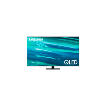 Телевизор QLED Samsung 65" QE65Q80AAUXRU Series 8 темно-серебристый 4K Ultra HD 120Hz DVB-T2 DVB-C DVB-S2 USB WiFi Smart TV (RUS)