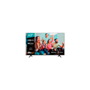 Телевизор ЖК 43'' Hisense Телевизор ЖК 43'' Hisense/ 43", Ultra HD, Smart TV (ОС VIDAA U5), Wi-Fi, PCI 1700, DVB-T2/T/C/S2/S, 2х7W, CI+(1.4), 3хHDMI, 2хUSB, Works with Alexa, Alexa Built-in, VIDAA Voice, Yandex, Black