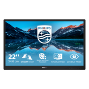 Монитор LCD 21.5'' [16:9] 1920х1080(FHD) TN, GLARE, TOUCH, 250cd/m2, H170°/V160°, 1000:1, 50M:1, 16.7M, 1ms, VGA, DVI, HDMI, DP, USB-Hub, Tilt, Swivel, Speakers, 3Y, Black