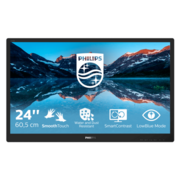 Монитор LCD 23.8'' [16:9] 1920х1080(FHD) IPS, nonGLARE, TOUCH, 60 Hz, 250 cd/m2, H178°/V178°, 1000:1, 50М:1, 16.7M, 5ms, VGA, DVI, HDMI, DP, USB-Hub, Speakers, 3Y, Black