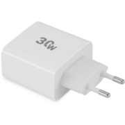 Сетевое зар./устр. Digma DGW3D 30W 3A (PD+QC) USB-C/USB-A универсальное белый (DGW3D0F110WH)