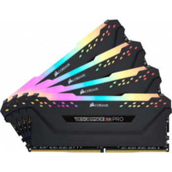 Память DDR4 4x8Gb 3200MHz Corsair CMW32GX4M4C3200C16 Vengeance RGB Pro RTL Gaming PC4-25600 CL16 DIMM 288-pin 1.35В с радиатором Ret