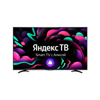 Телевизор LED Yuno 50" ULX-50UTCS3234 Яндекс.ТВ черный 4K Ultra HD 50Hz DVB-T2 DVB-C DVB-S2 USB WiFi Smart TV (RUS)