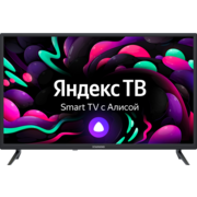 Телевизор LED Starwind 32" SW-LED32SG301 Яндекс.ТВ черный HD 60Hz DVB-T DVB-T2 DVB-C DVB-S DVB-S2 USB WiFi Smart TV