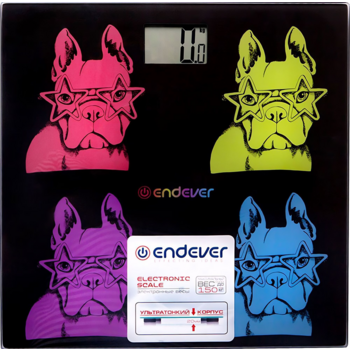 Весы напольные электронные Endever Aurora-565 макс.150кг рисунок