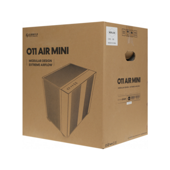 Корпус MidiTower Lian Li O11 Air Mini Black (E-ATX, без БП, 2*USB3.0 Type-A + USB3.1 Type-C) (G99.O11AMX.00)