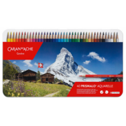 Карандаши цв. Carandache 999.340 Prismalo акварель. шестигран. дерево мет.кор. (40шт)