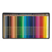 Карандаши цв. Carandache 1288.340 Fancolor акварель. шестигран. дерево мет.кор. (40шт)