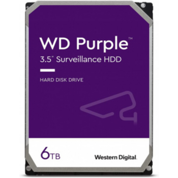 Жесткий диск WD SATA-III 2Tb WD22PURZ Surveillance Purple (5400rpm) 256Mb 3.5"