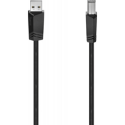 Кабель Hama H-200604 00200604 ver2.0 USB A (m) USB B(m) 5м черный