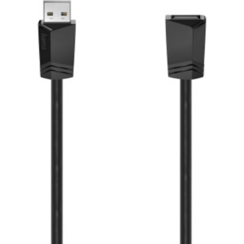 Кабель-удлинитель Hama H-200621 00200621 ver2.0 USB A(m) USB A(f) 5м черный