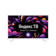 Телевизор LED Yuno 31.5" ULX-32TCSW2234 Яндекс.ТВ белый HD 50Hz DVB-T DVB-T2 DVB-C DVB-S DVB-S2 USB WiFi Smart TV (RUS)