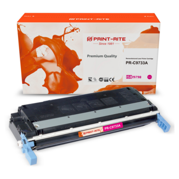 Картридж лазерный Print-Rite TRH217MPU1J PR-C9733A C9733A пурпурный (13000стр.) для HP CLJ 5500/5550