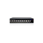 Коммутатор Trassir TR-NS1110-105-8POE 10x100Mb 8PoE 105W неуправляемый