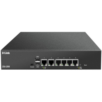 D-Link DSA-2006/A1A Сервисный маршрутизатор, 6x1000Base-T WAN/LAN, 2xUSB