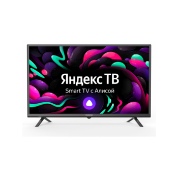 Телевизор LED Starwind 32" SW-LED32SG302 Яндекс.ТВ черный HD 60Hz DVB-T DVB-T2 DVB-C DVB-S DVB-S2 USB WiFi Smart TV