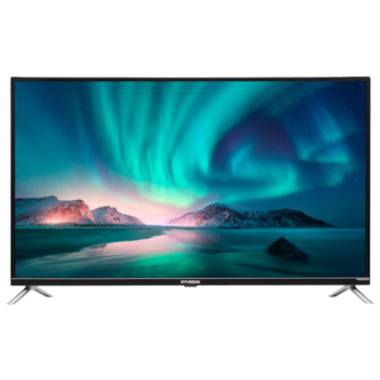 Телевизор LED Hyundai 43" H-LED43BU7008 Android TV Slim Design черный 4K Ultra HD 60Hz DVB-T DVB-T2 DVB-C DVB-S DVB-S2 USB WiFi Smart TV