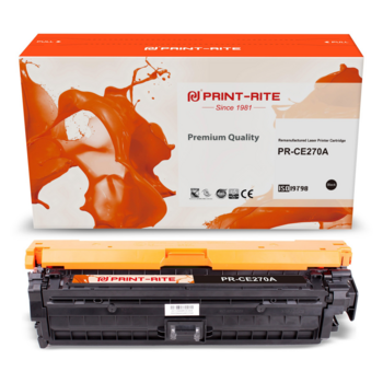 Картридж лазерный Print-Rite TRH865MPU1J PR-CE270A CE270A черный (15000стр.) для HP LJ Ent CP5525