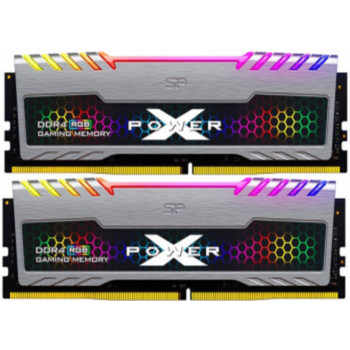 Память DDR4 2x8Gb 3600MHz Silicon Power SP016GXLZU360BDB Xpower Turbine RGB RTL Gaming PC4-28800 CL18 DIMM 288-pin 1.35В kit single rank с радиатором Ret