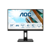 Монитор LCD 23.8'' [16:9] 2560х1440(WQHD) IPS, nonGLARE, 75 Гц, 250cd/m2, H178°/V178°, 1000:1, 50M:1, 16.7M, 4ms, VGA, HDMI, DP, USB-Hub, Height adj, Pivot, Tilt, Swivel, Speakers, Audio out, 3Y, Black