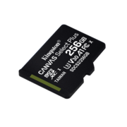 Карта памяти Kingston 256GB microSDXC Canvas Select Plus 100R A1 C10 Single Pack w/o Adapter