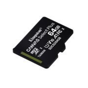 Карта памяти Kingston 64GB microSDXC Canvas Select Plus 100R A1 C10 Single Pack w/o Adapter