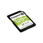 Карта памяти Kingston 128GB SDXC Canvas Select Plus 100R C10 UHS-I U3 V30