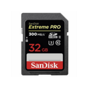 Карта памяти SanDisk Extreme Pro SD UHS I 32GB Card for 4K Video for DSLR and Mirrorless Cameras 100MB/s Read & 90MB/s Write, Lifetime Warranty